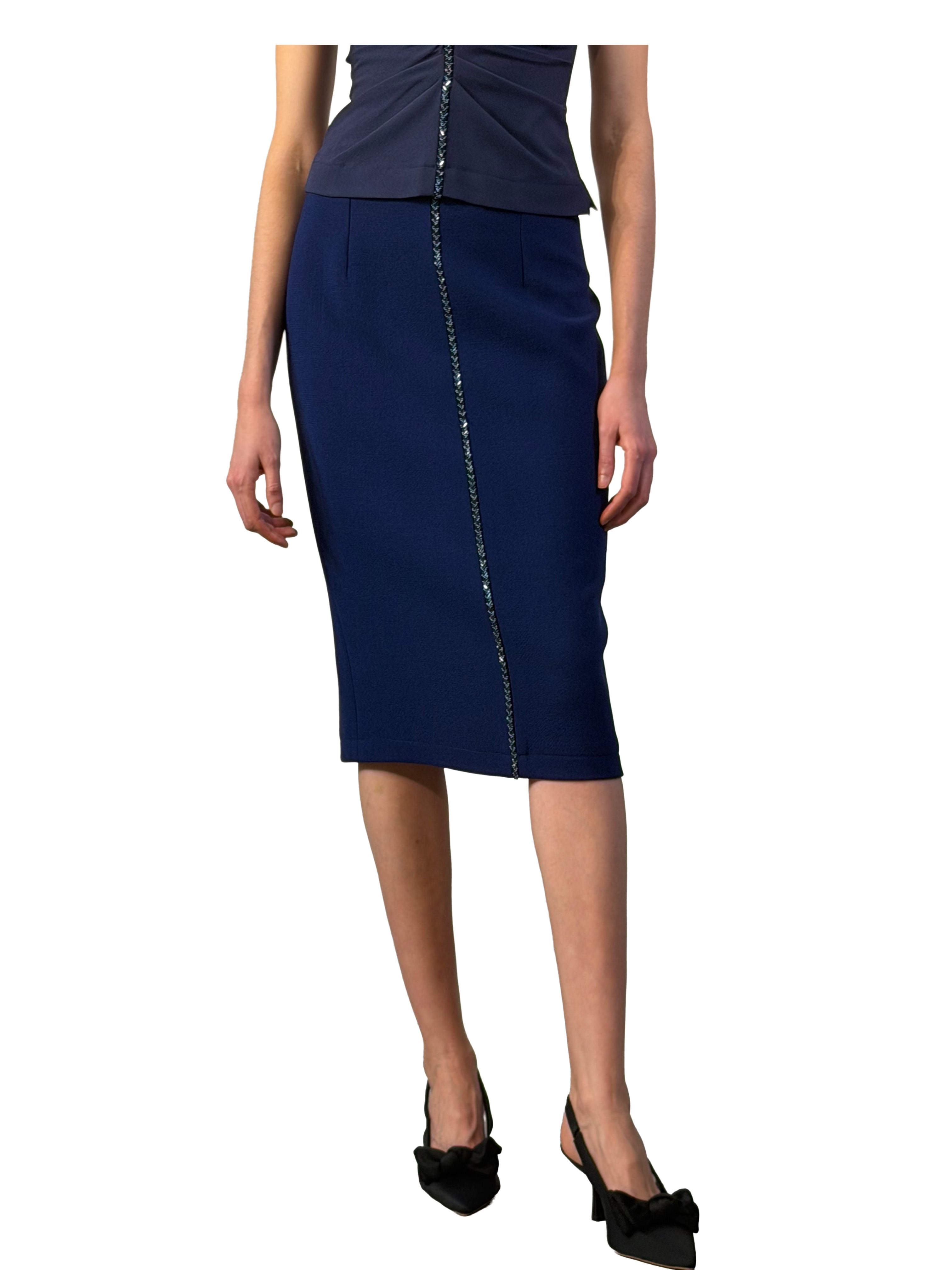 CRYSTAL PENCIL SKIRT