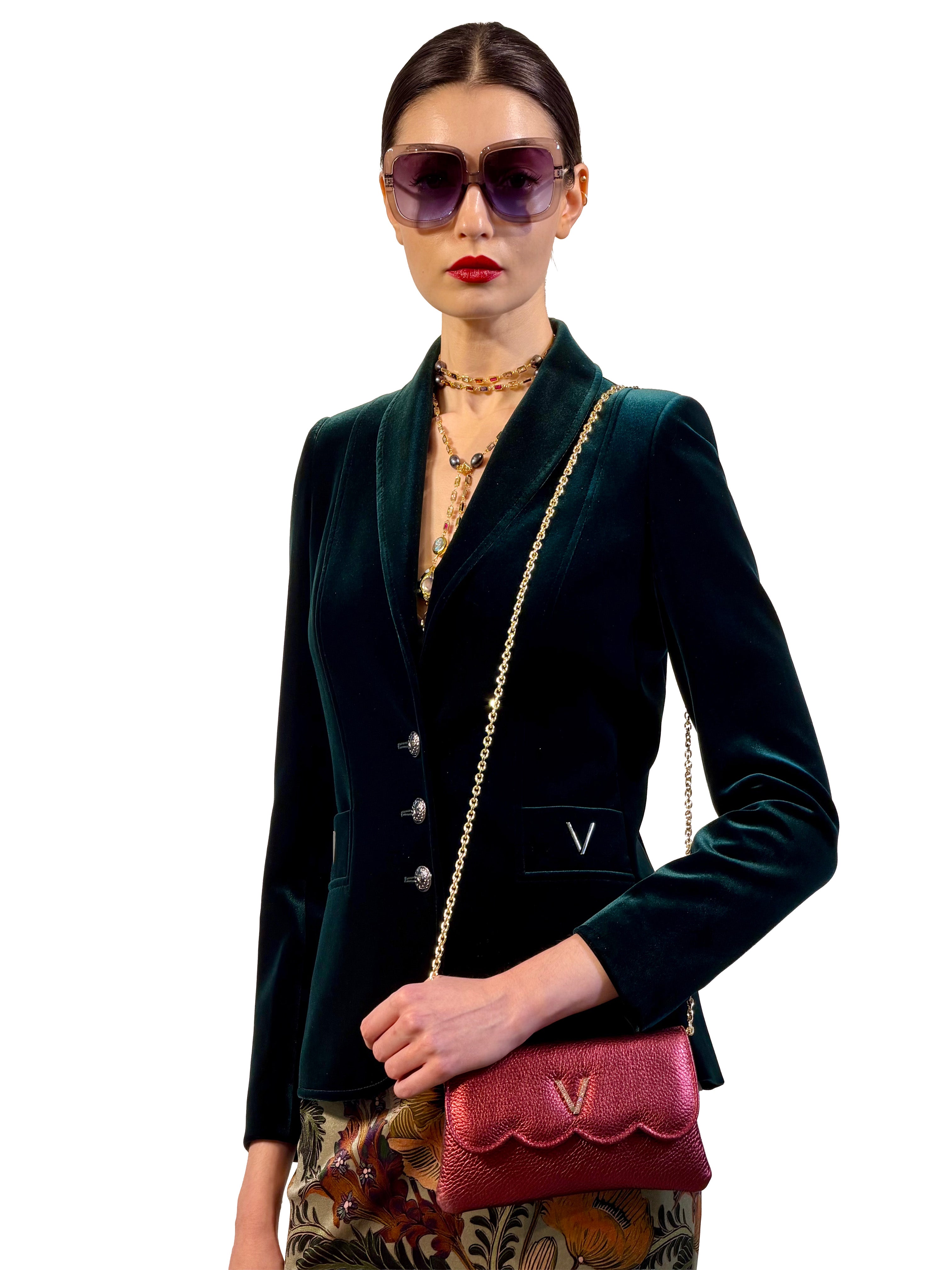 VELVET SMOKING JACKET