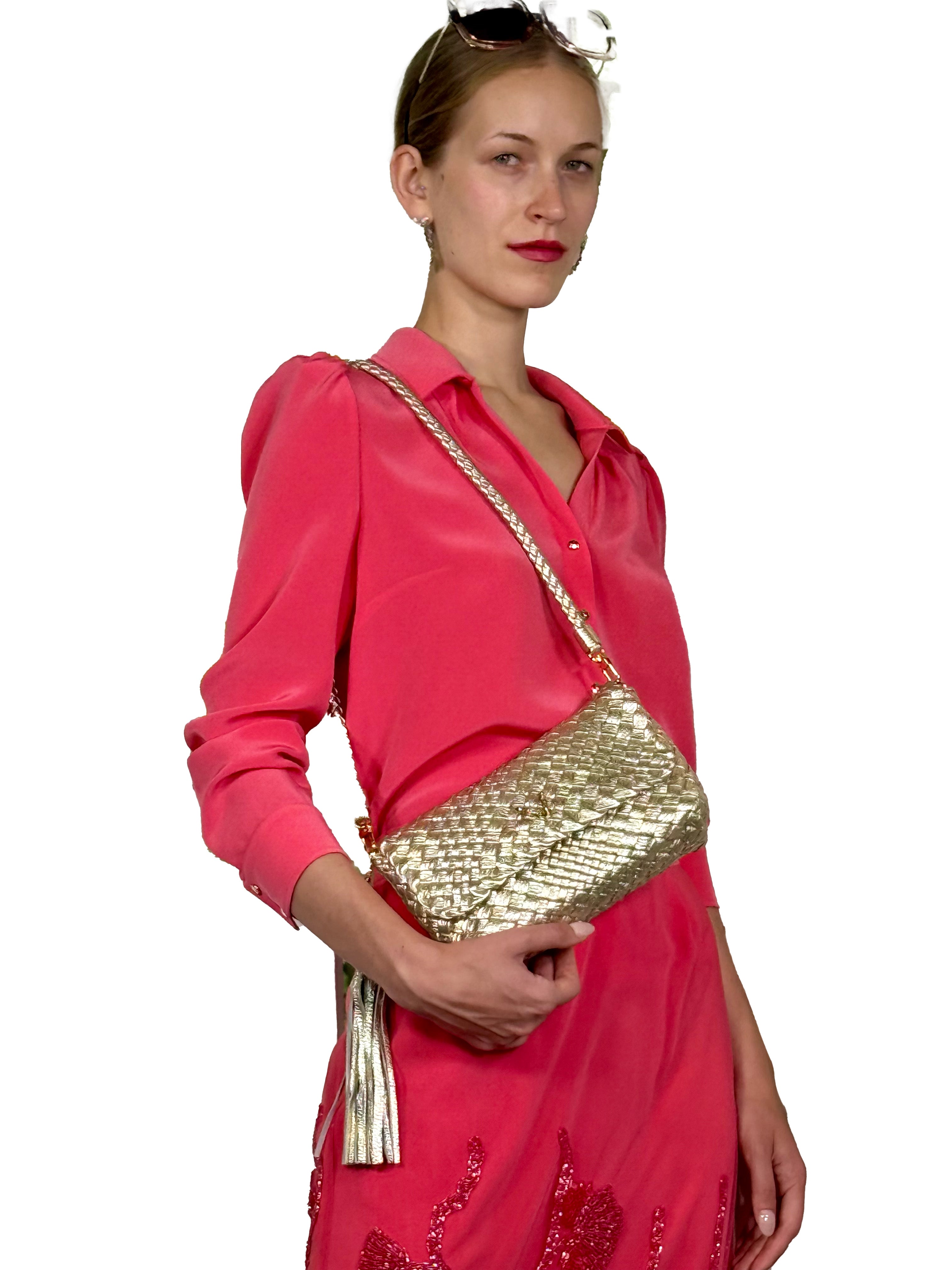 VESTIDO MIDI MARIPOSA PETALOS