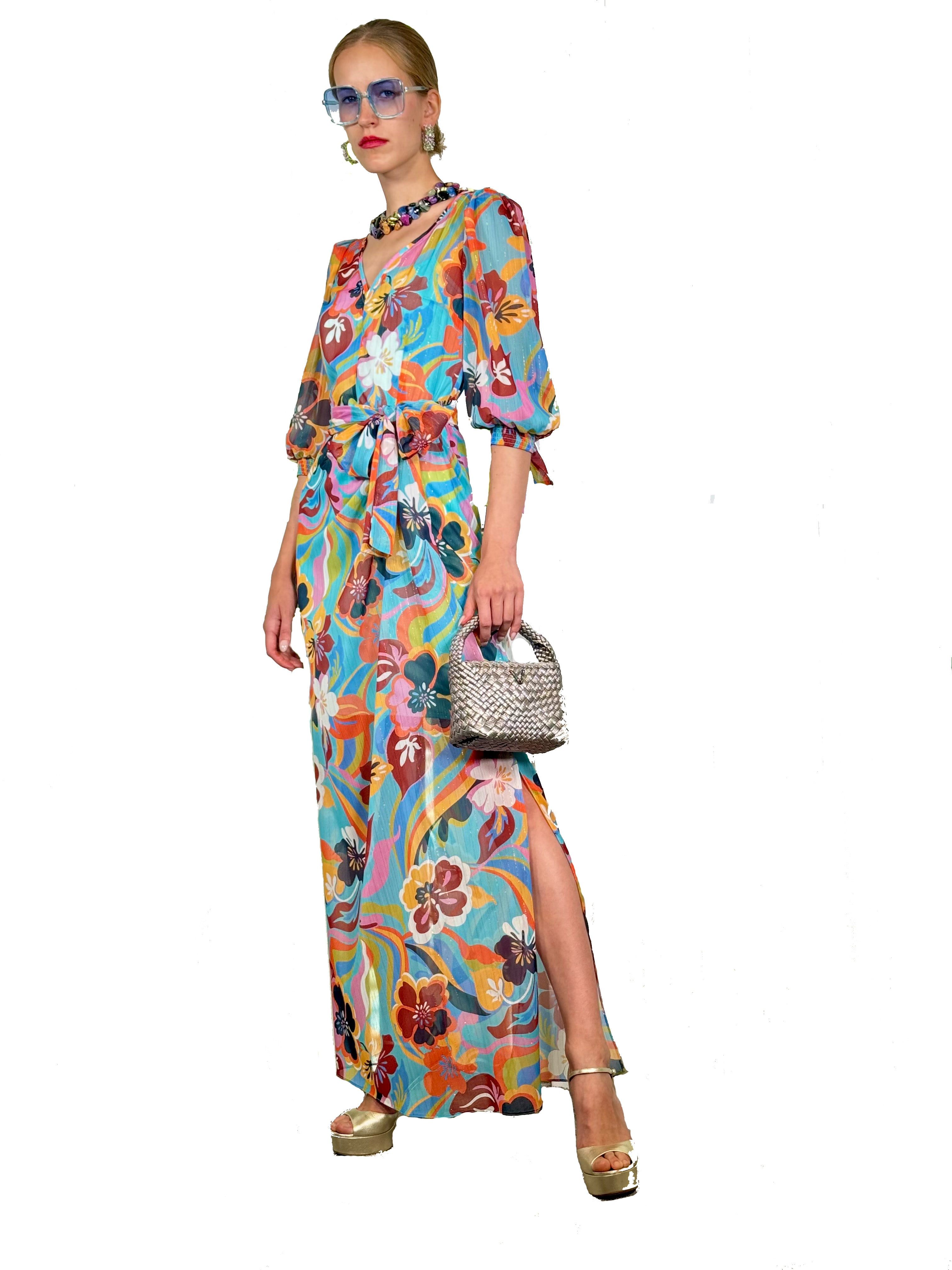 VESTIDO LARGO V PAREO