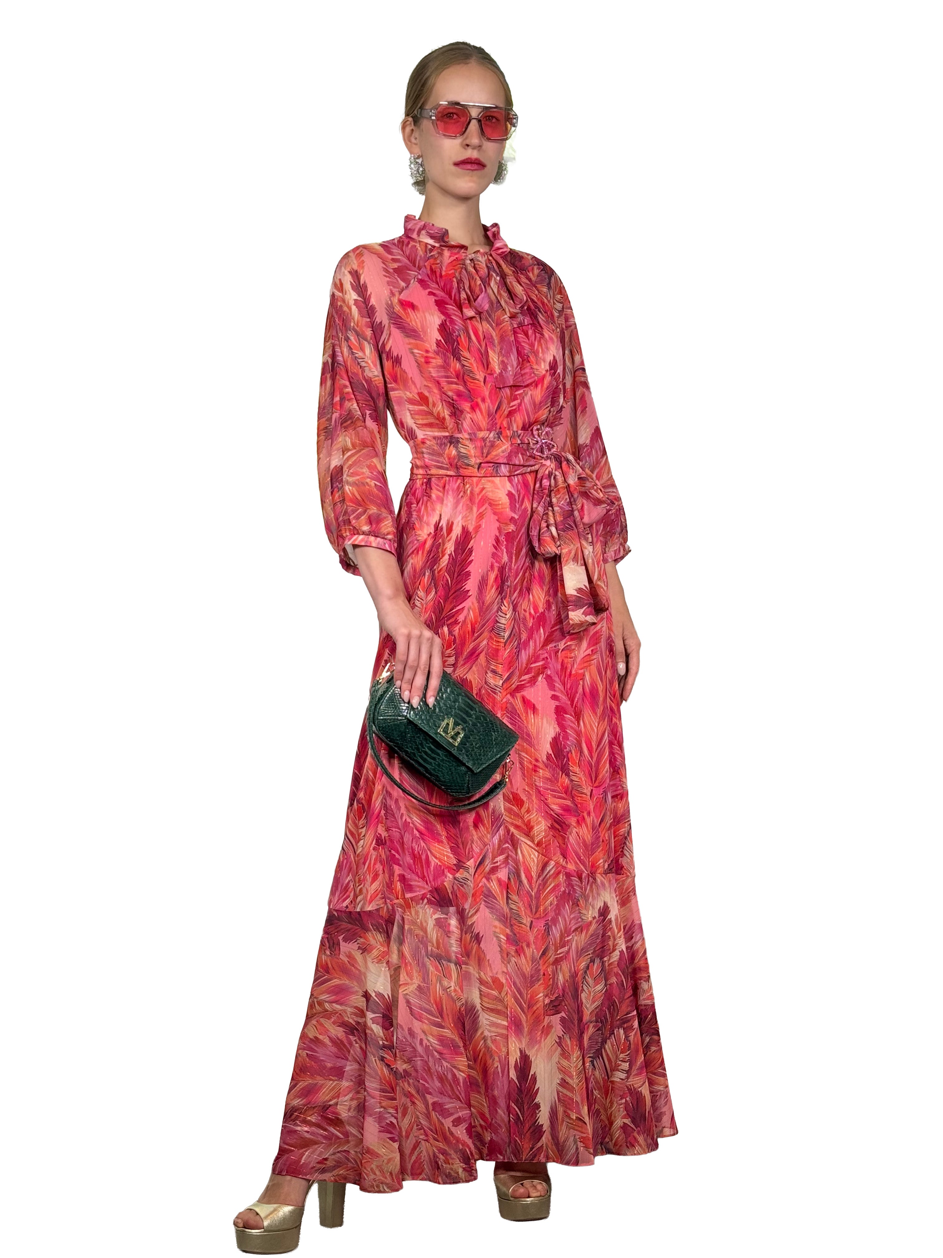 PRINTED PIRATE LONG DRESS