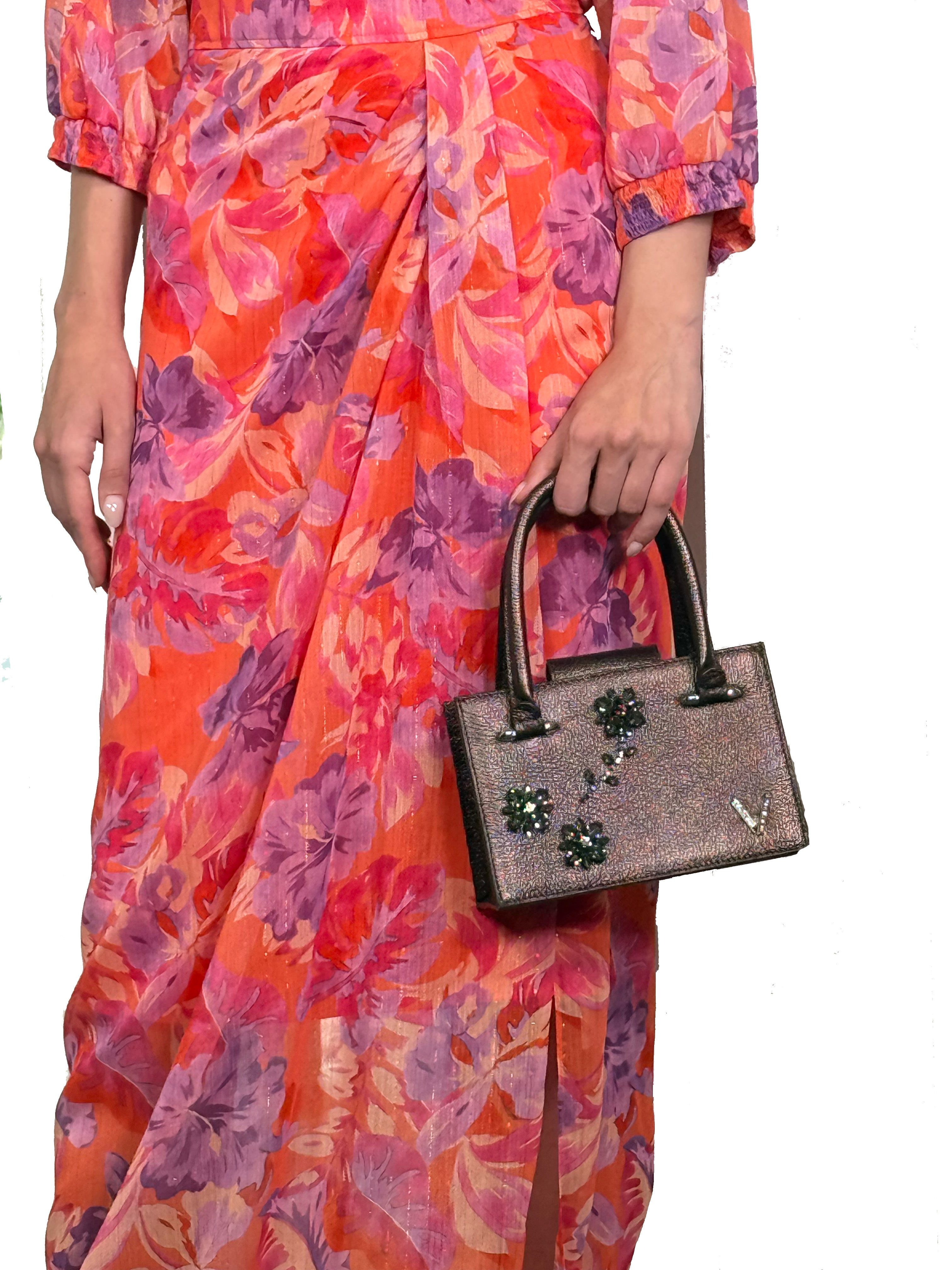 FALDA LARGA PAREO ESTAMPADA