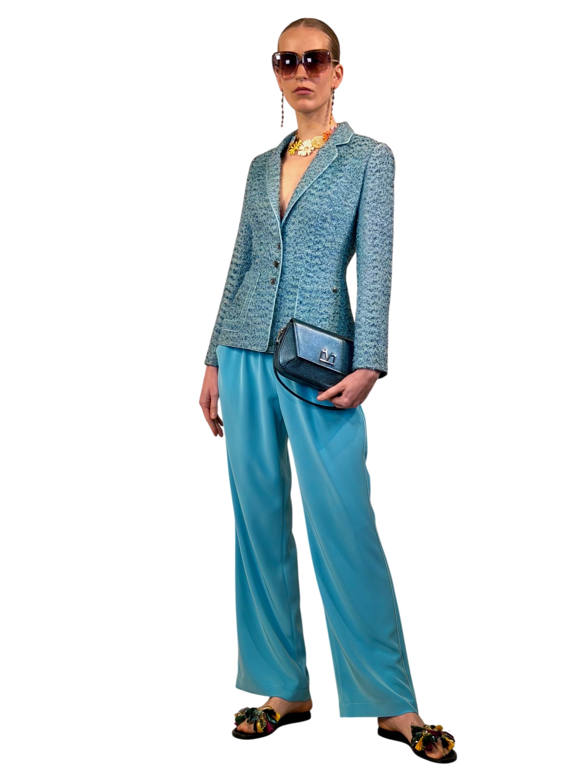 CHAQUETA SASTRE TWEED GALON