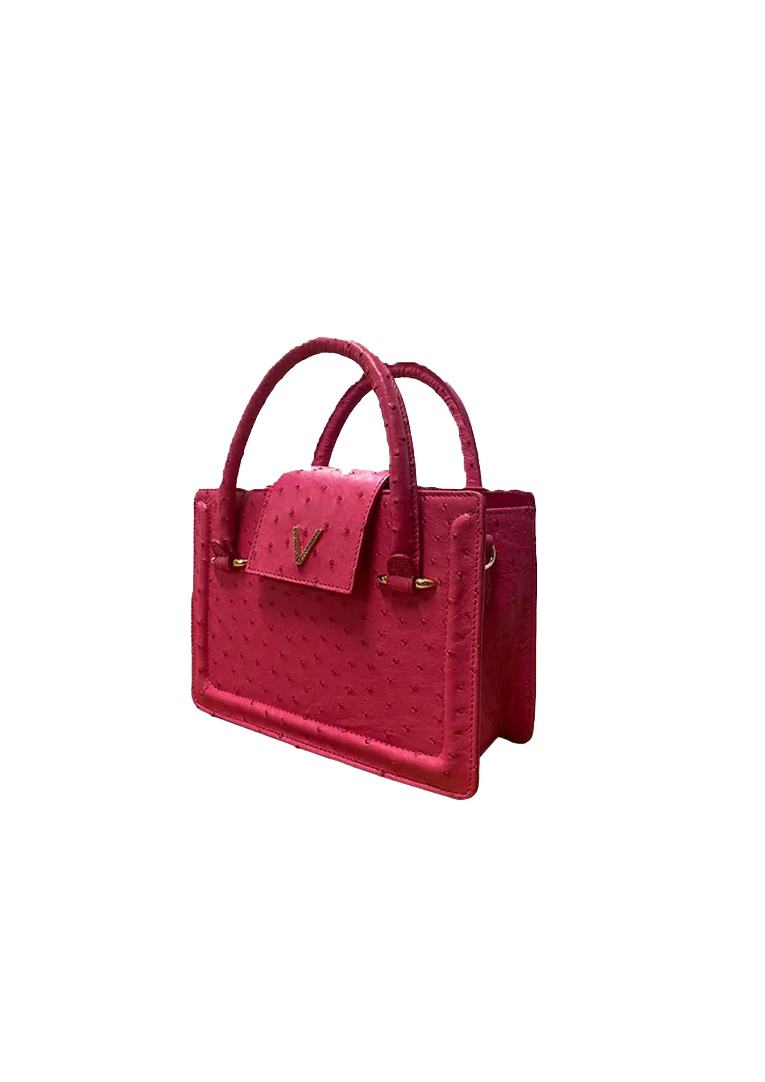 HARPER V OSTRICH TOTE