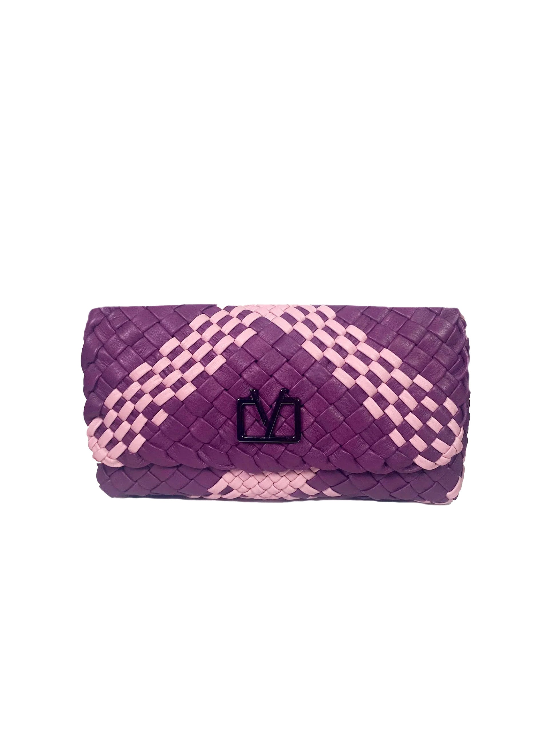 NEW MADISON V BRAIDED BI CLUTCH