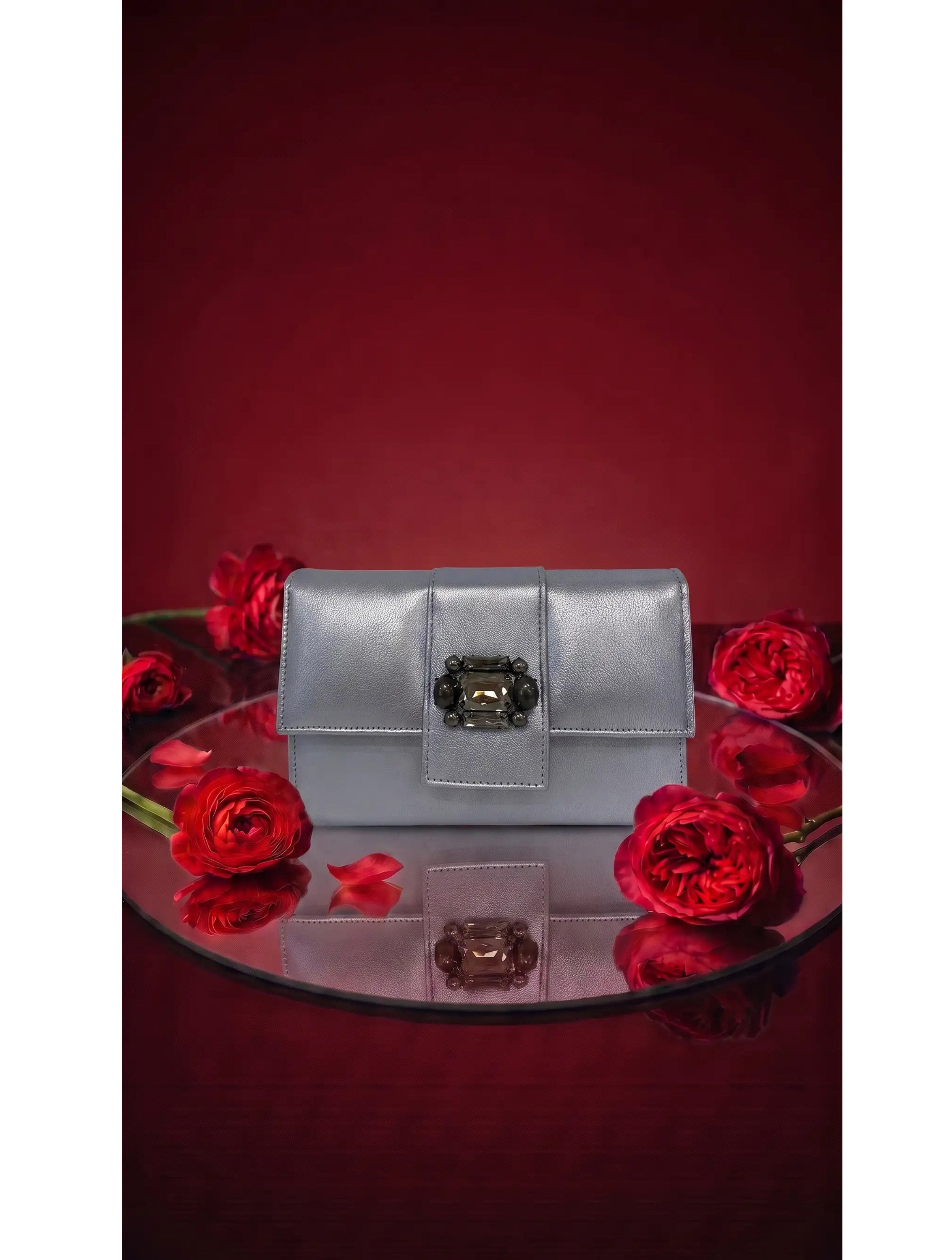 CLUTCH ECLAT BROCHE BAGUETTE