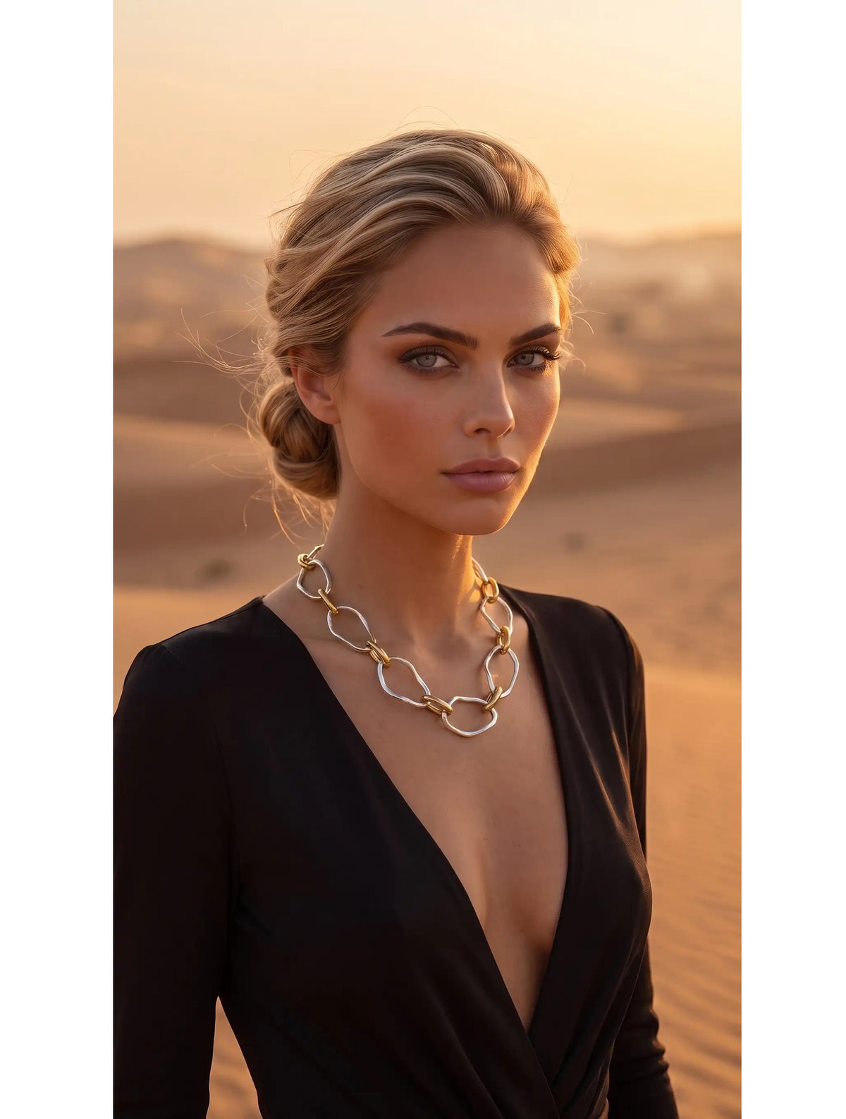 COLLAR CORTO TRENZA MIX