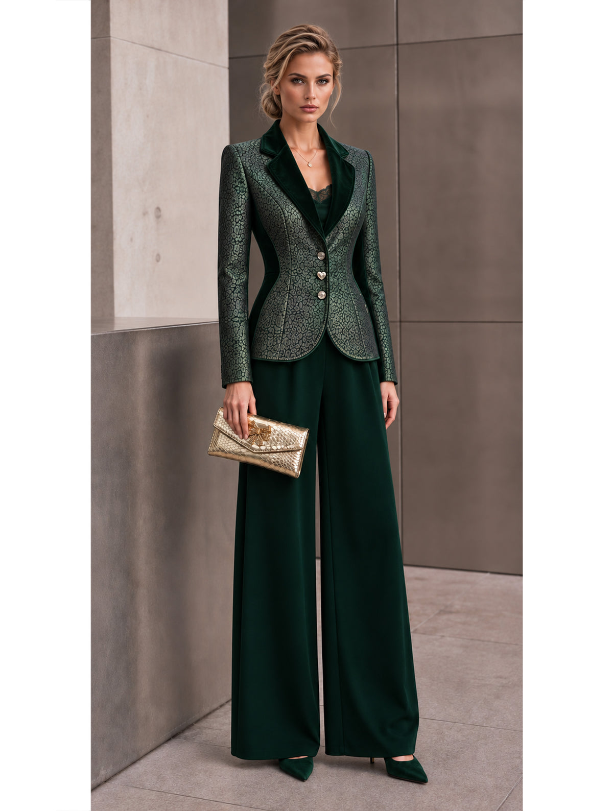 CHAQUETA BROCADO