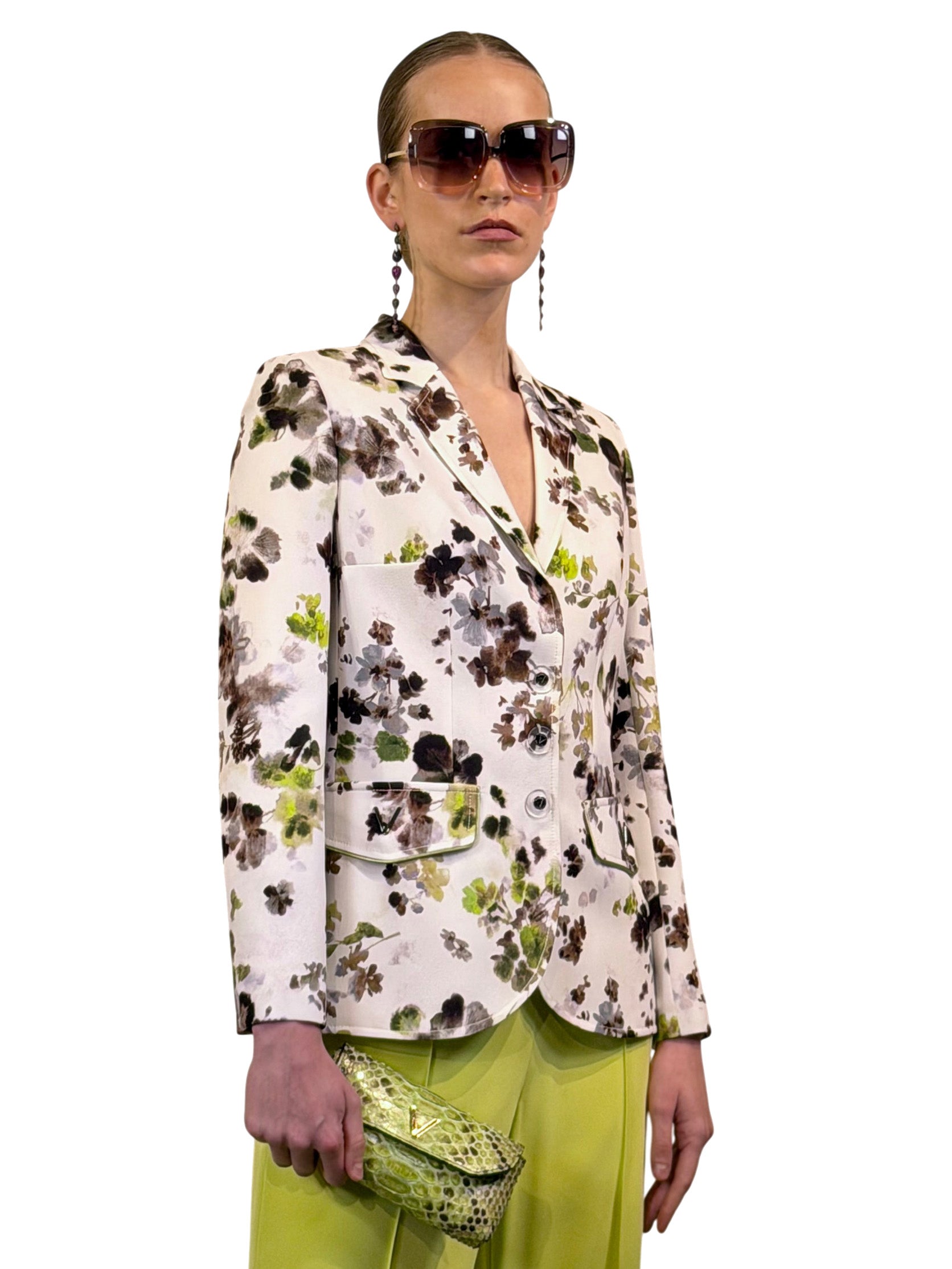 PRINTED TAILORED JACKET