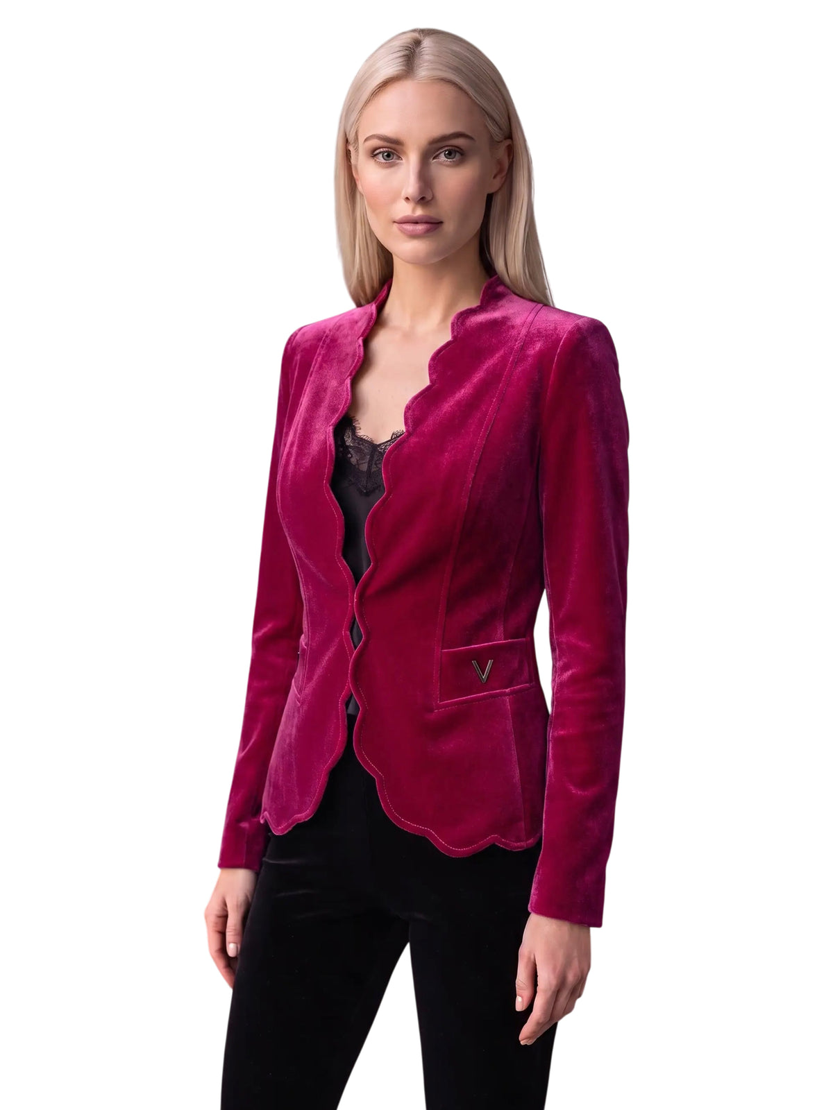 CHAQUETA FENDUE PETALOS VELVET