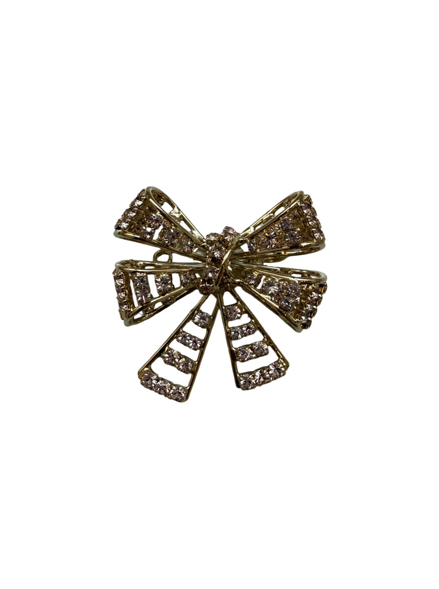 BROCHE DOBLE LAZO GOLD