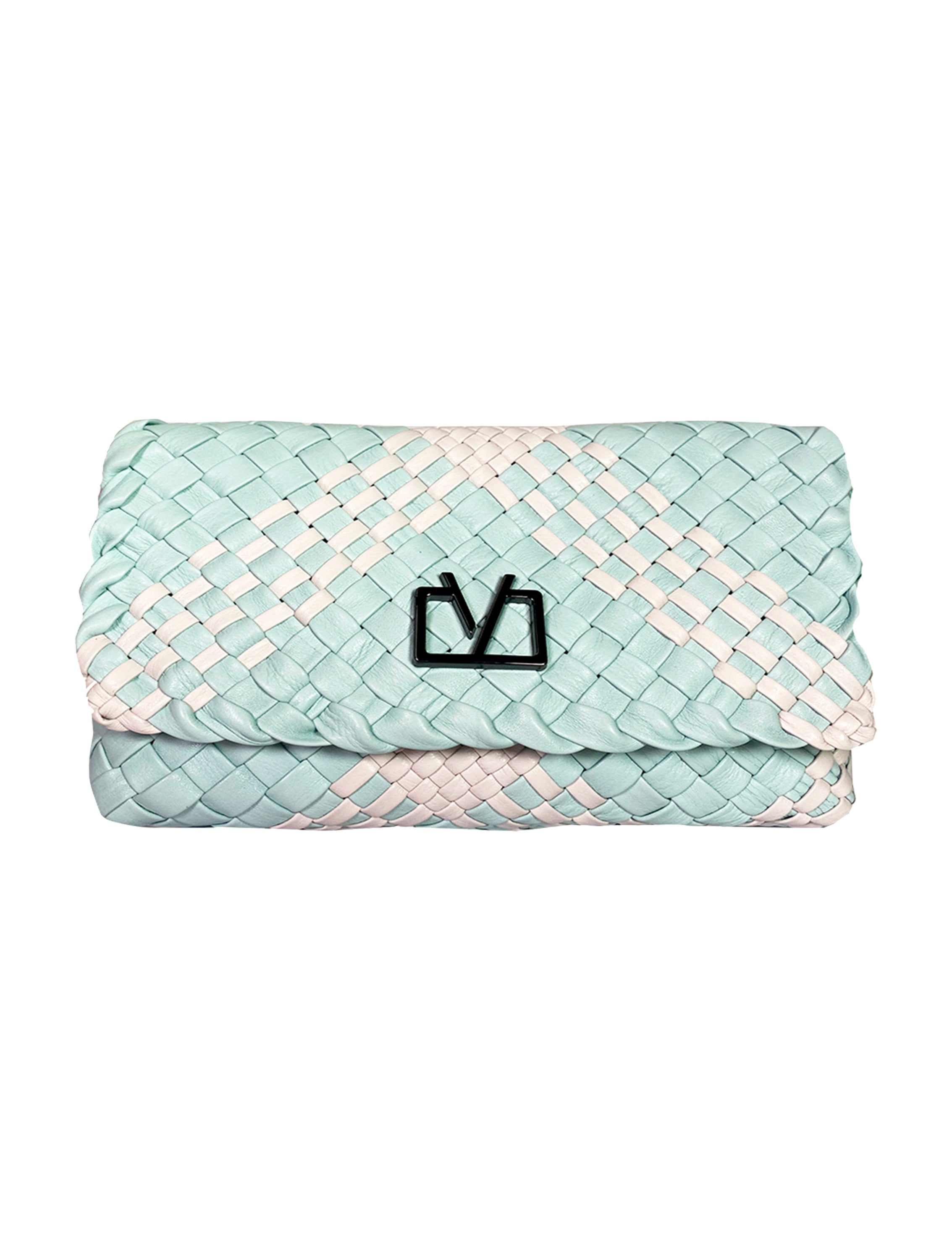 NEW MADISON V BRAIDED BI CLUTCH
