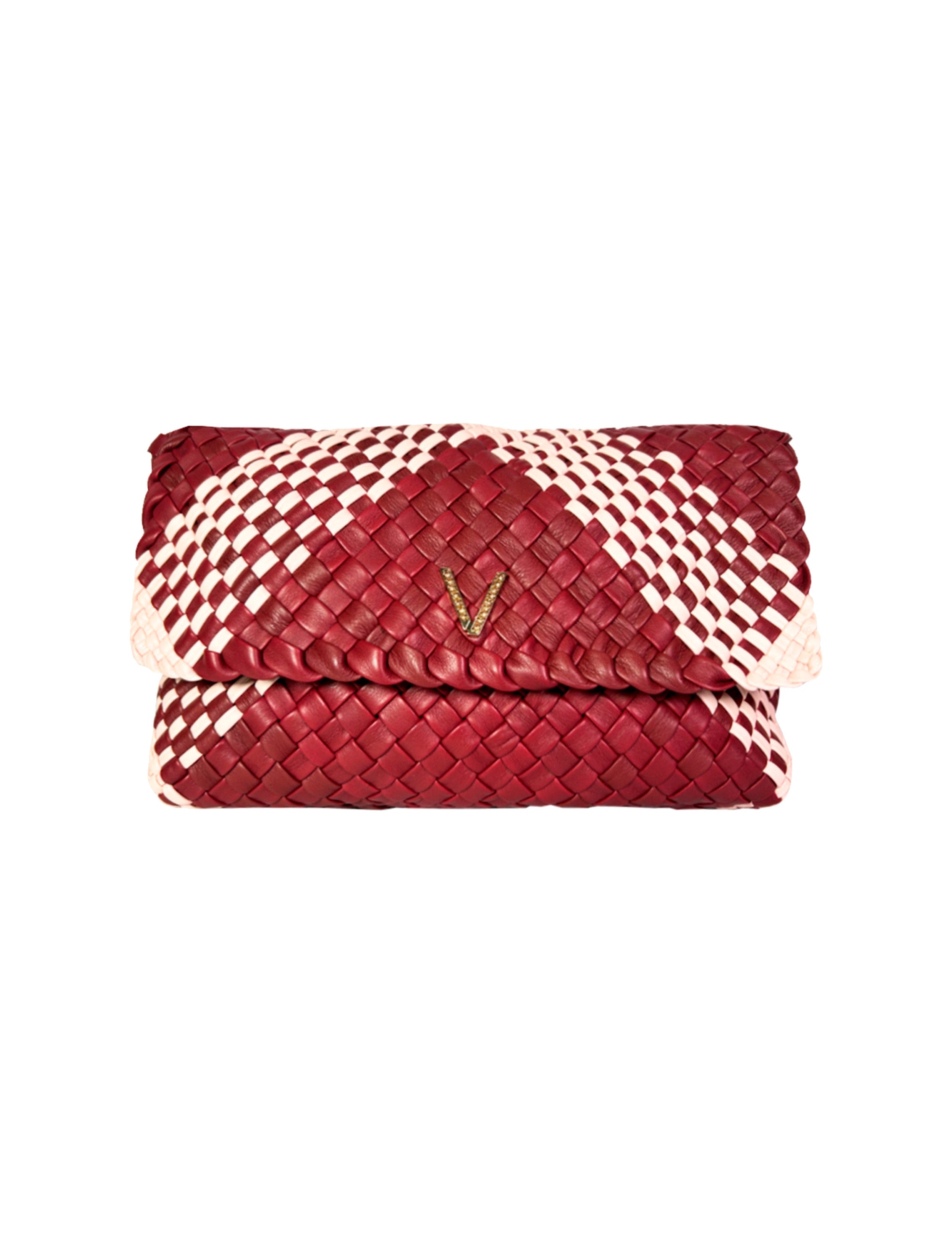 MADISON V BRAIDED BI CLUTCH