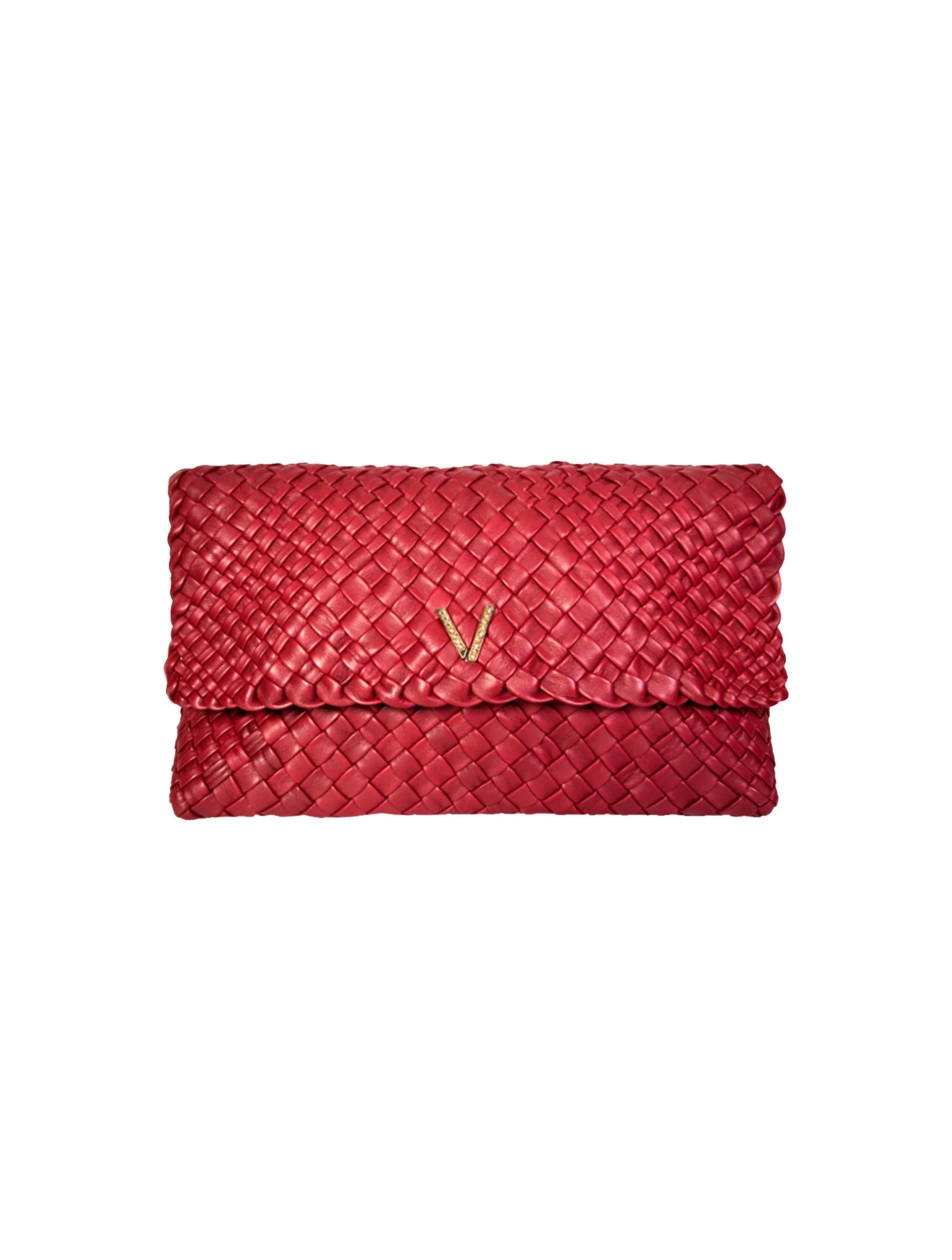 MADISON V BRAIDED BI CLUTCH