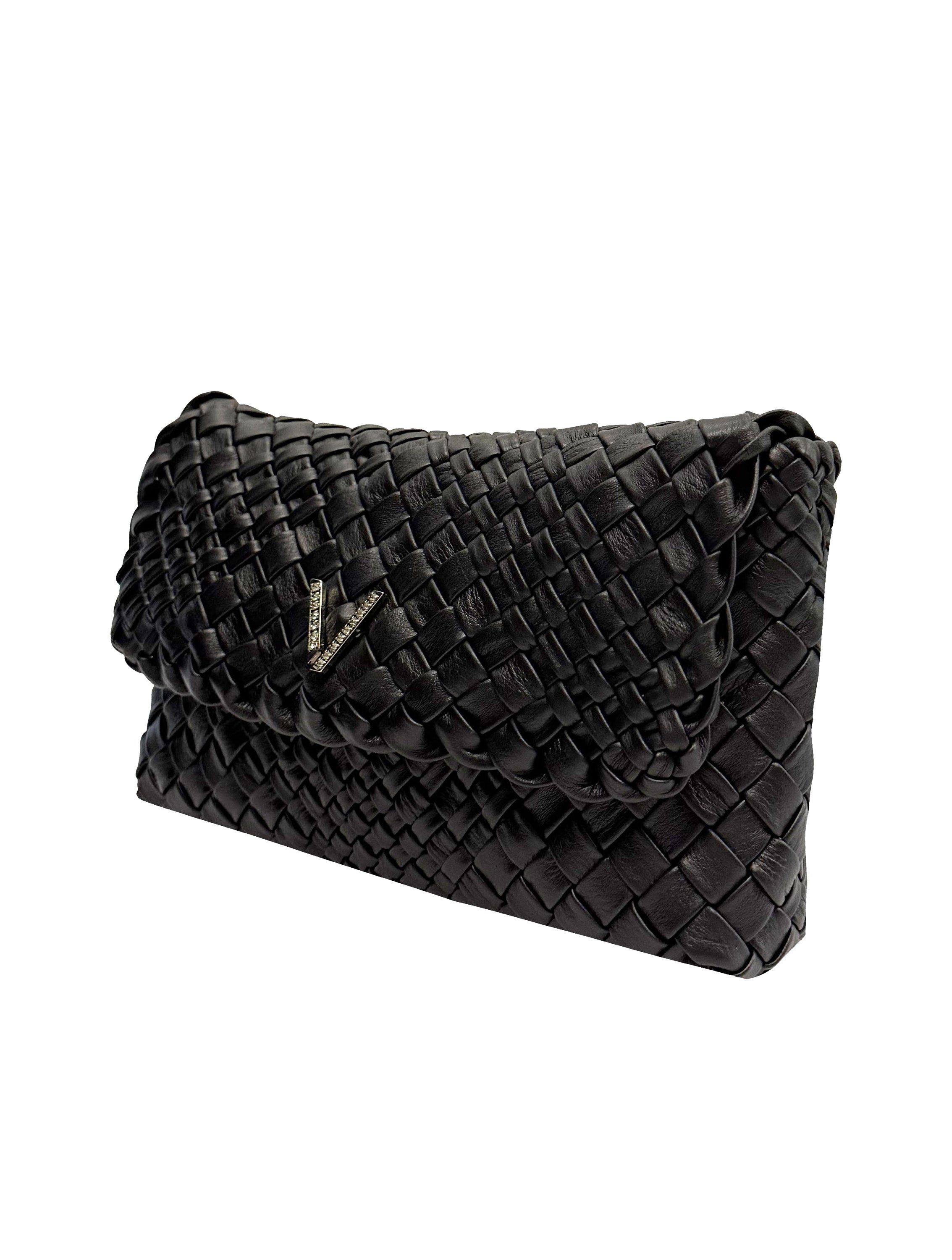 NEW MADISON V BRAIDED CLUTCH