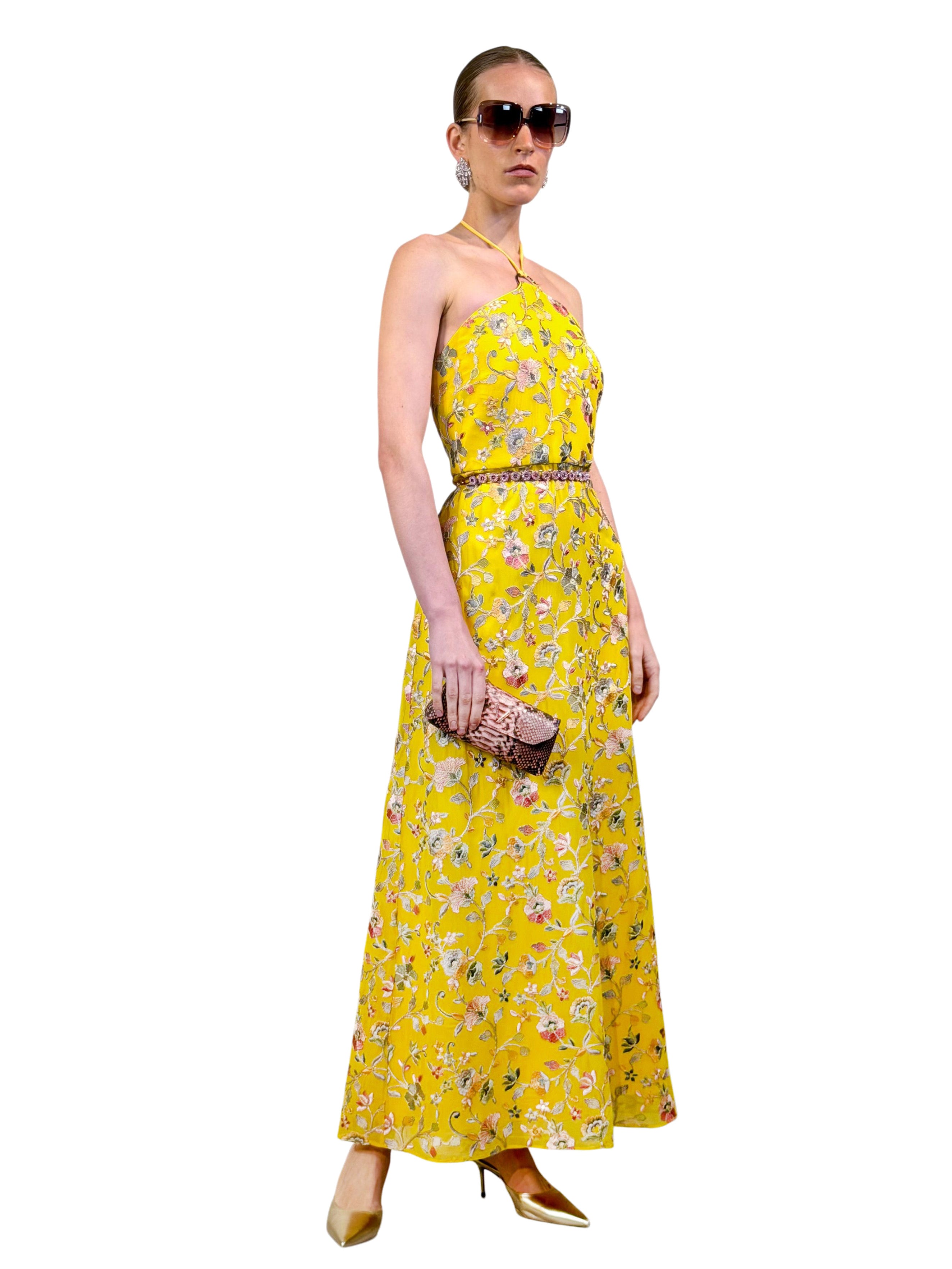 VESTIDO LARGO HALTER