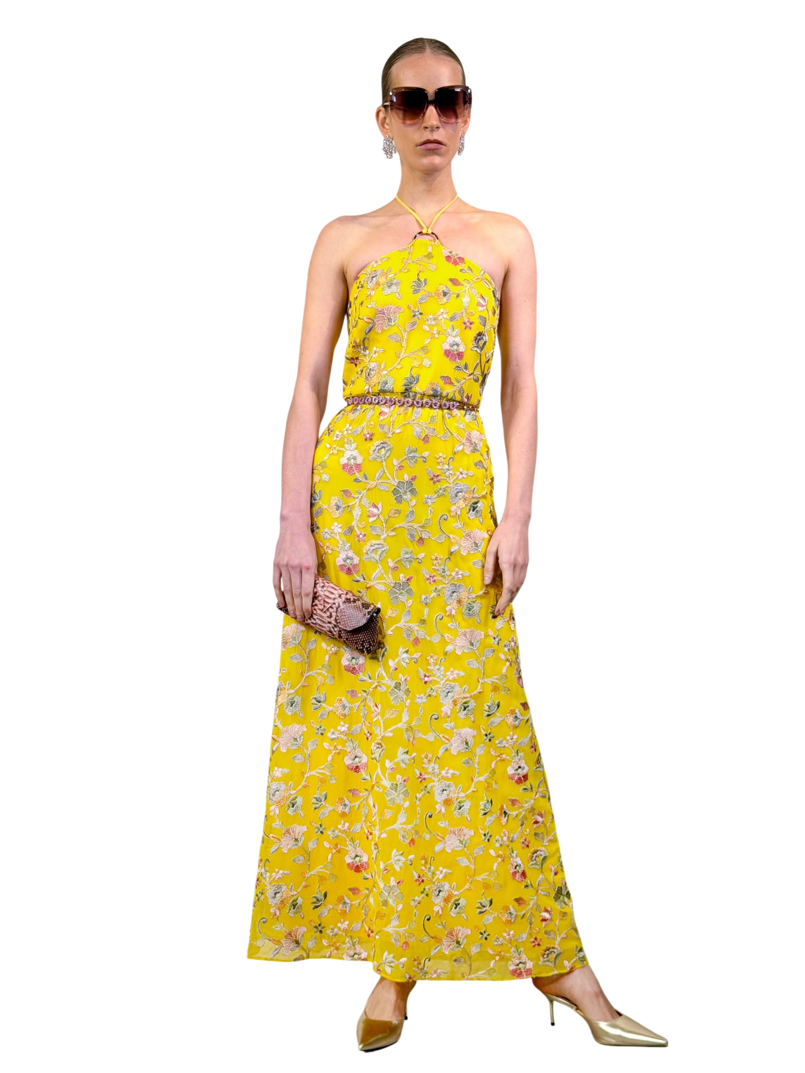 VESTIDO LARGO HALTER