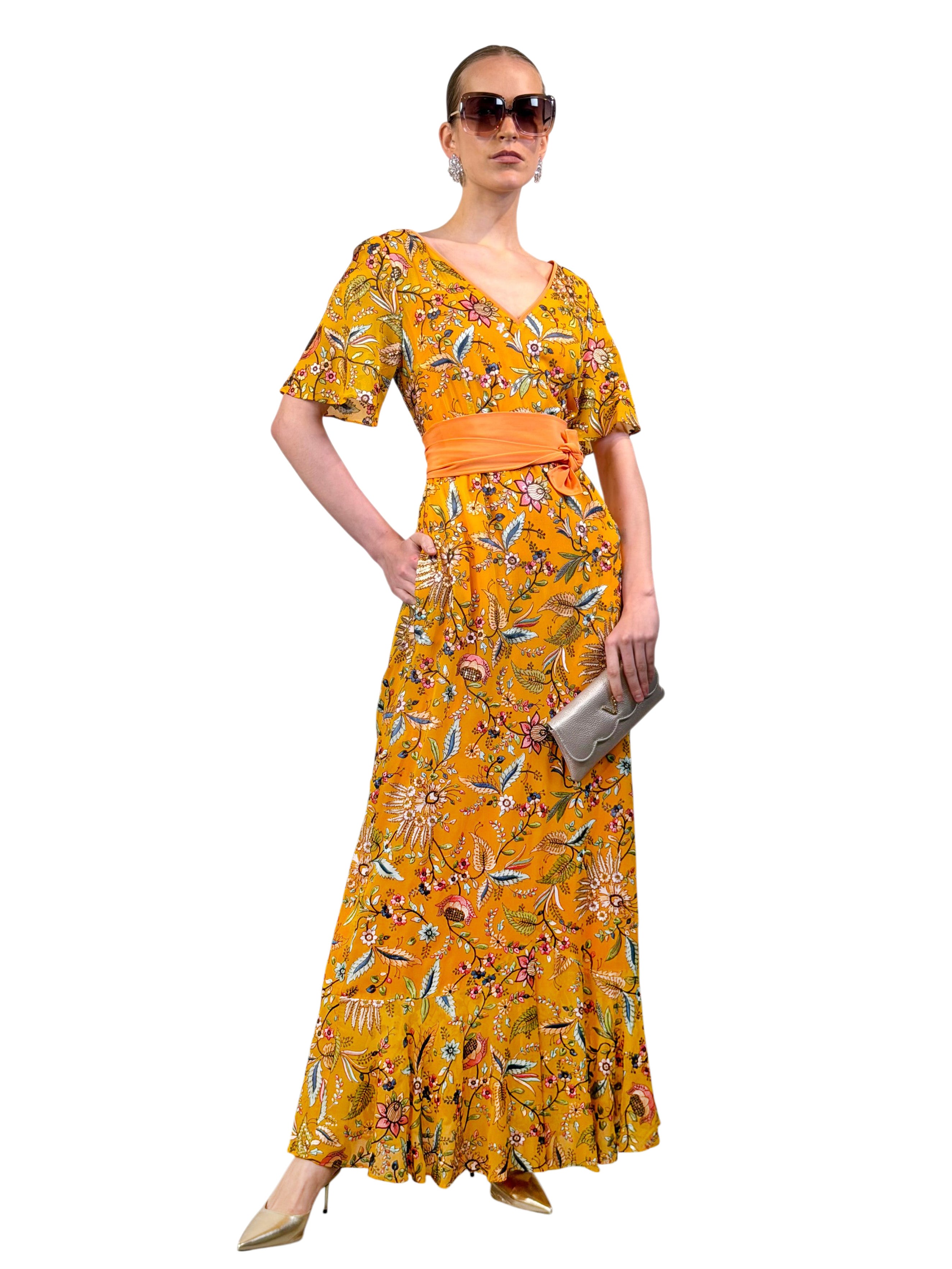 VESTIDO BRADLY GASA BORDADA