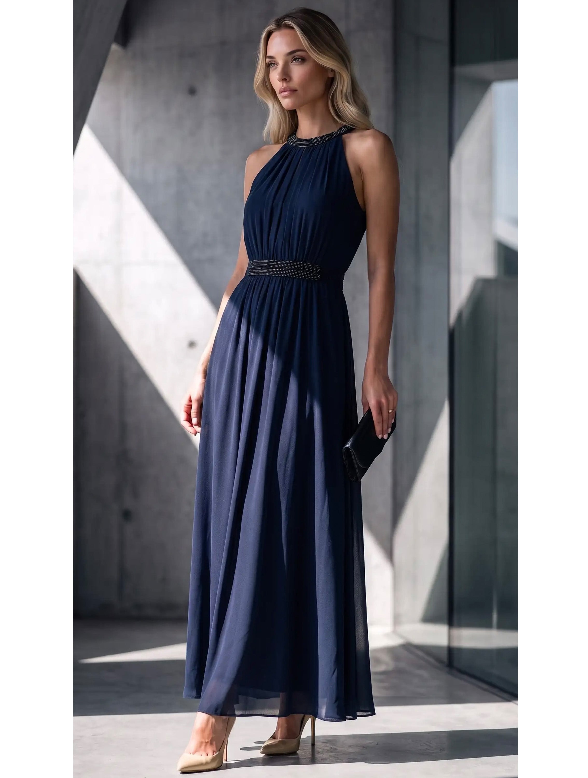 VESTIDO MAO MIDI CRISTAL